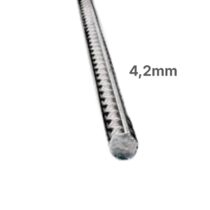 Varilla de Hierro 4,2 mm - 12 metros