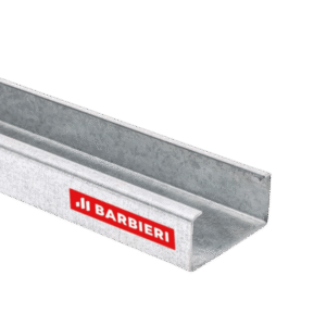 Perfil C 100x40x15x1.60 Mm X 6 Mts Gris Barbieri